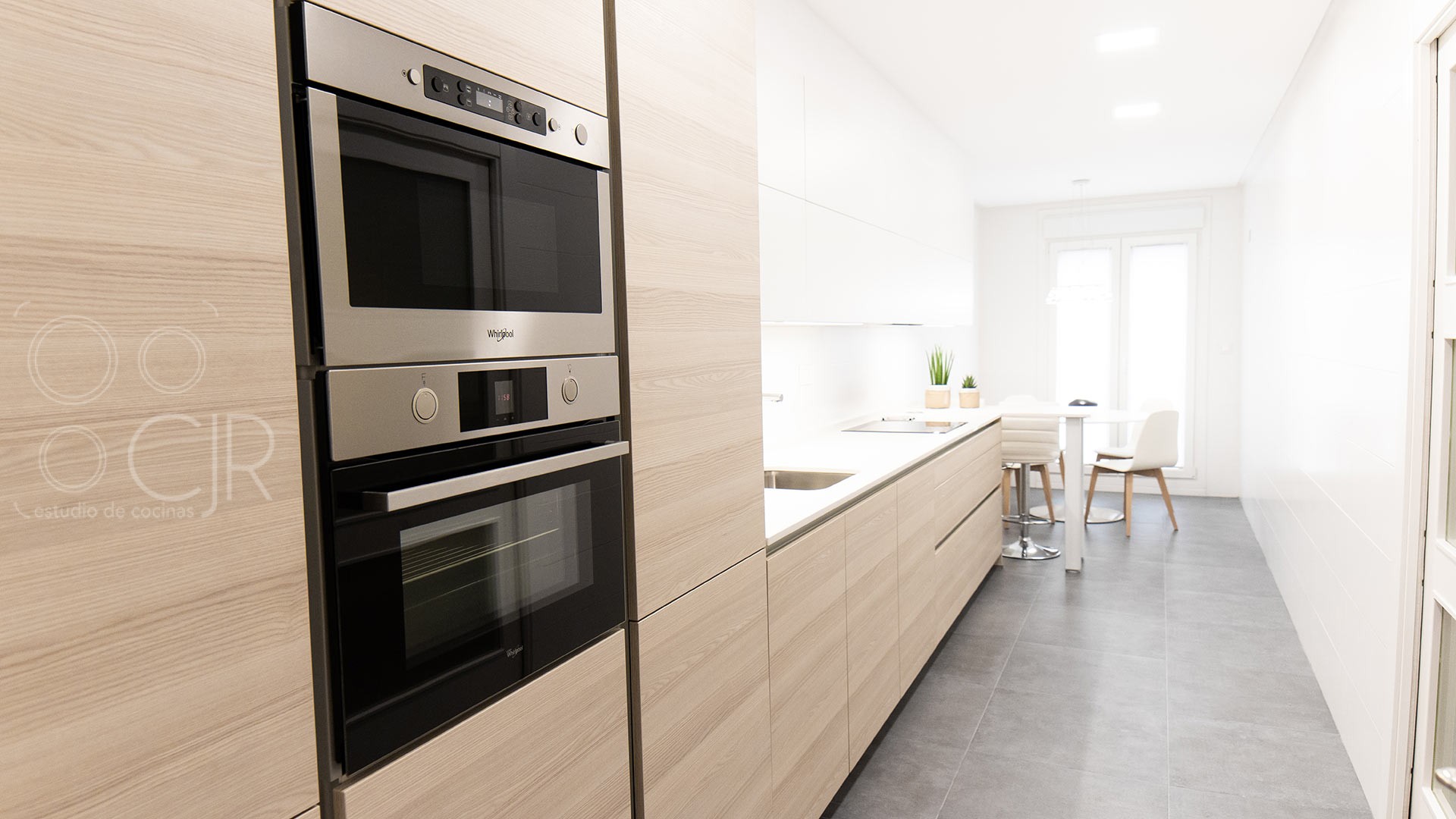 Cocina alargada