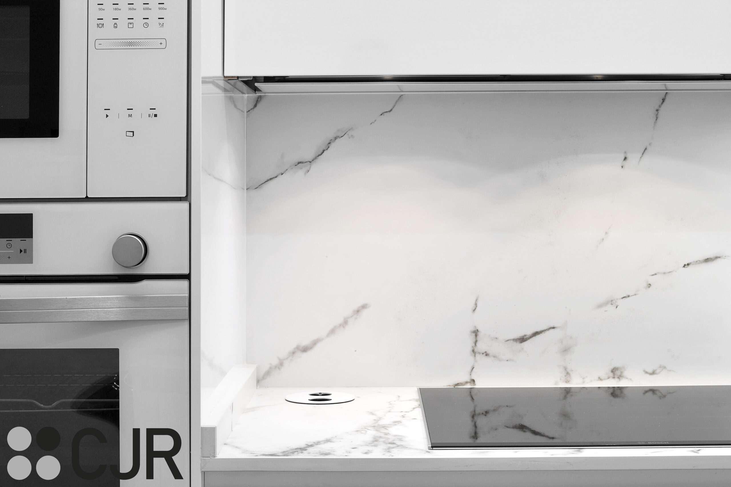 encimera dekton con enchufe twist en blanco cjr