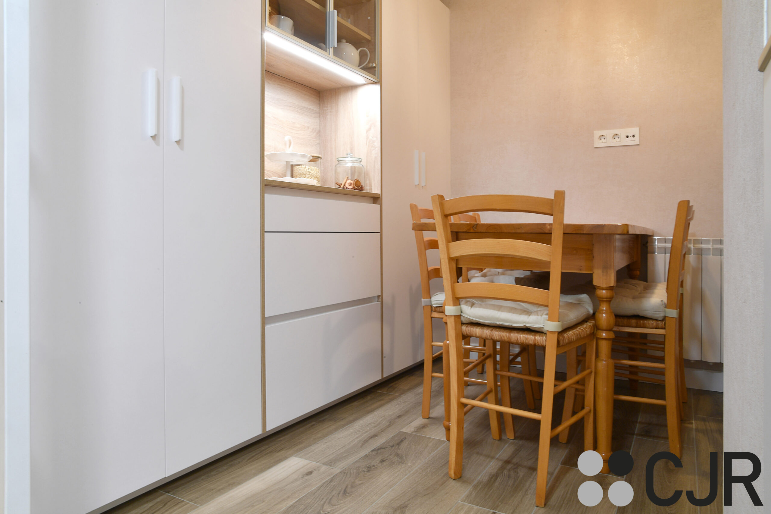 mesa de cocina rectangular en madera cjr