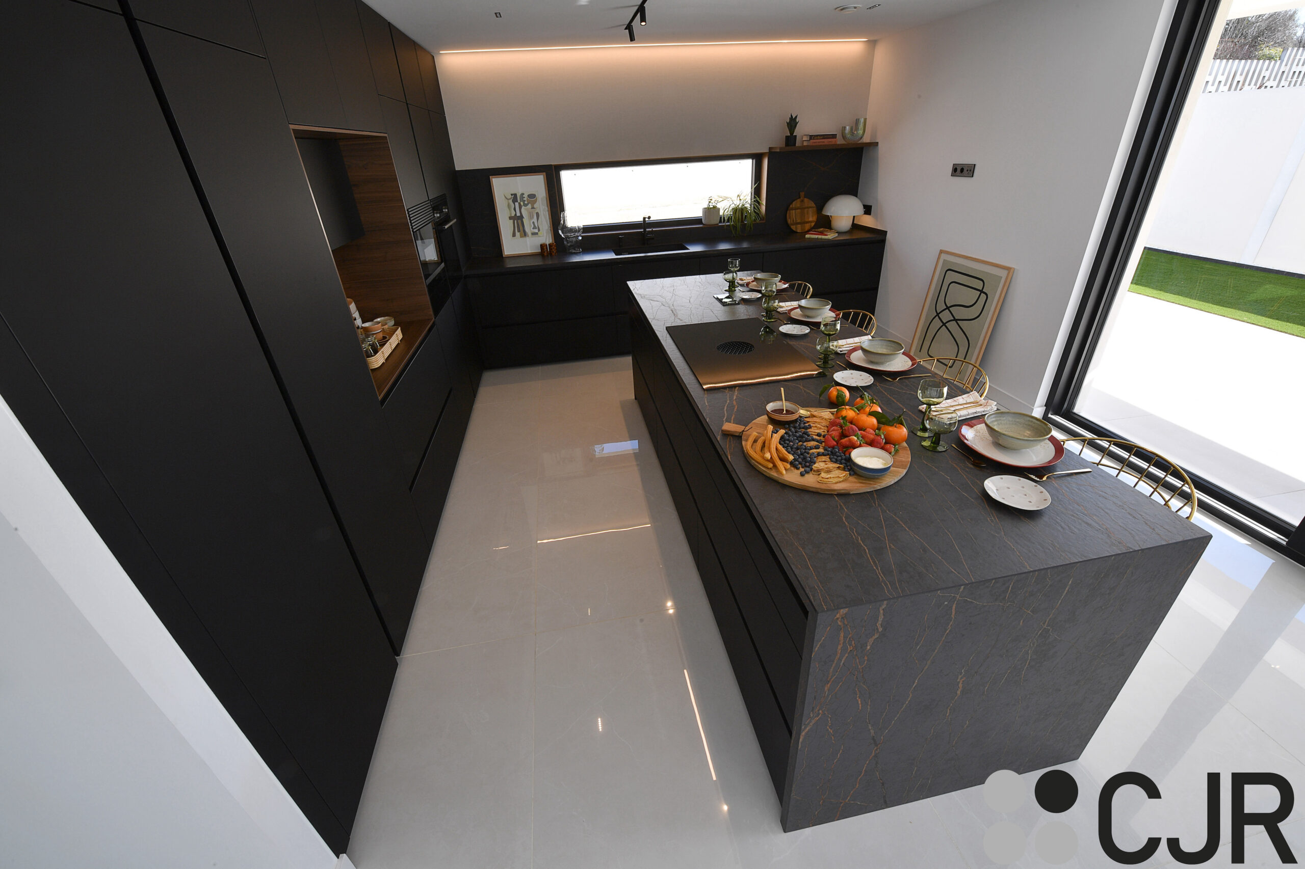 isla de cocina en dekton laurent grande cocinas cjr