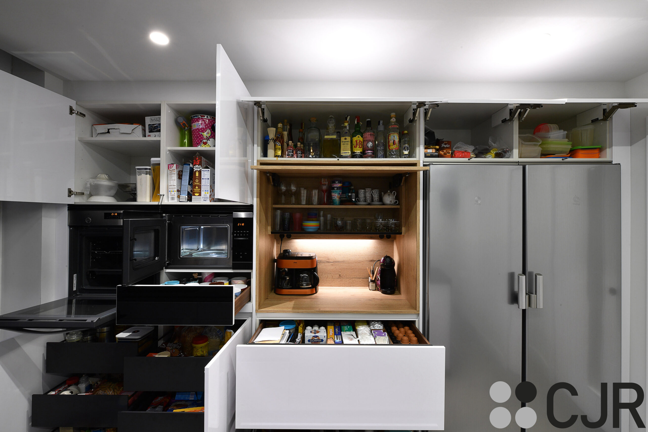 muebles altos de cocina profundos con maxima capacidad de almacenamiento cocinas cjr