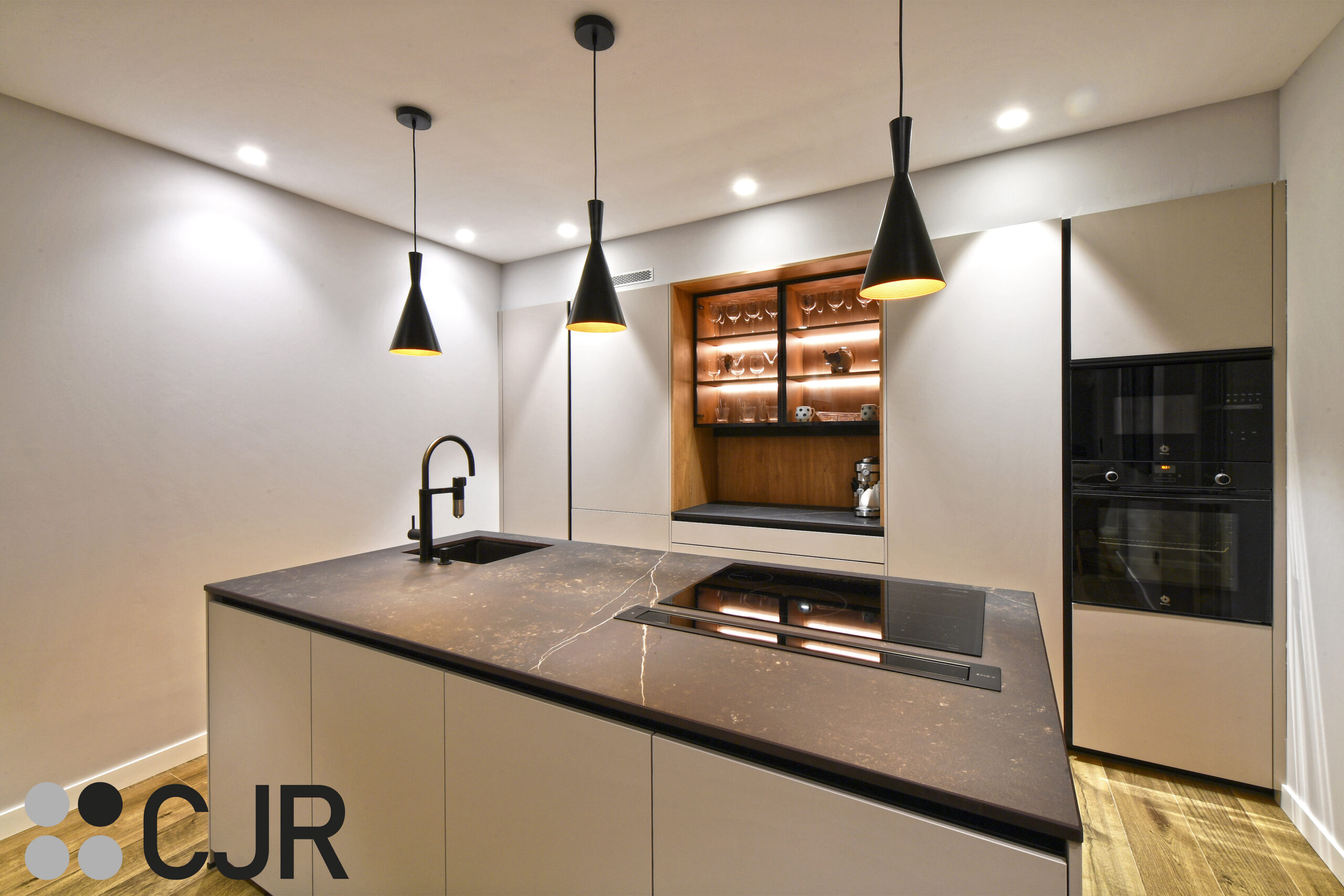 cocinas modernas cashmere con isla abiertas cocinas cjr