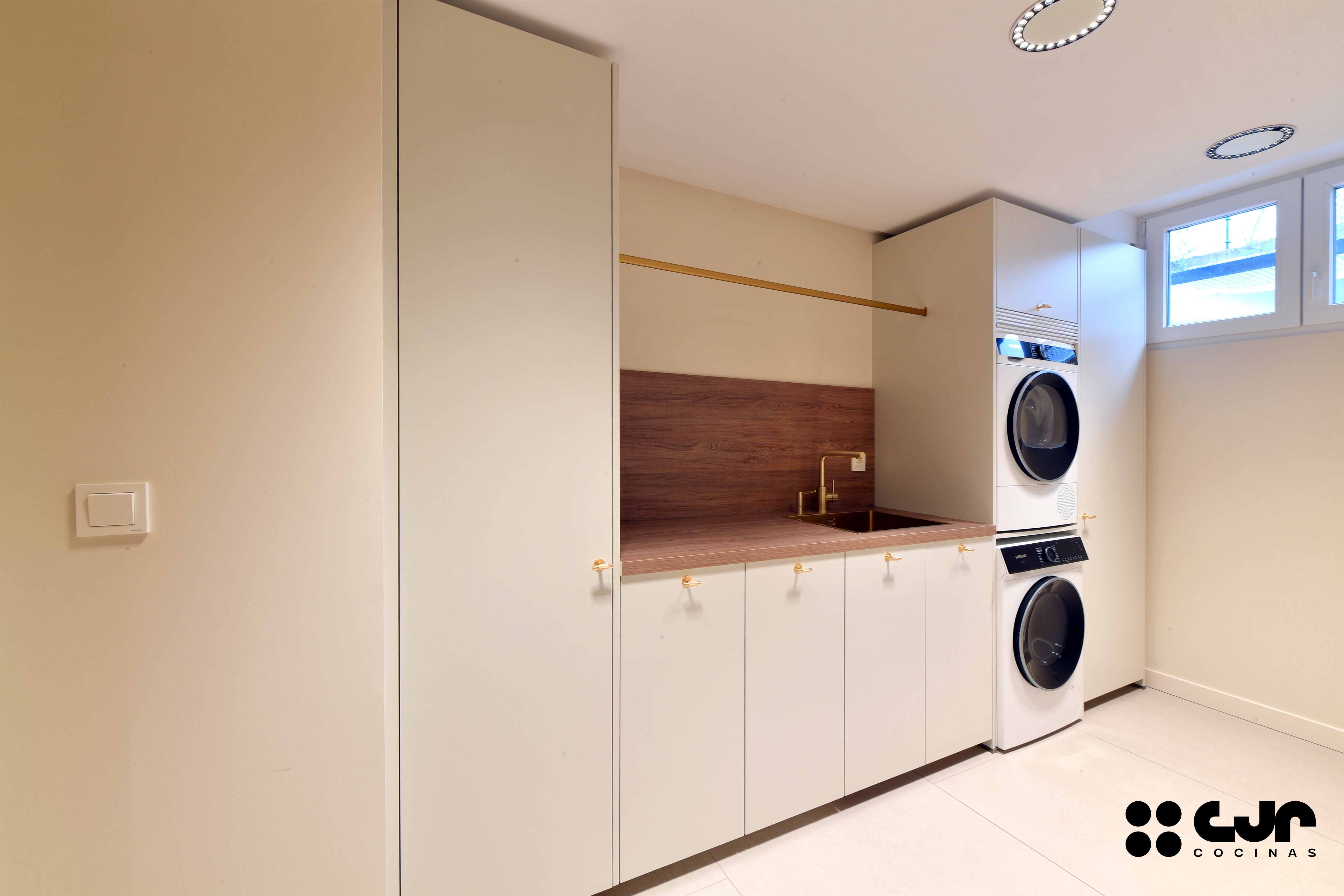 Diseño de lavanderías modernas cocinas cjr