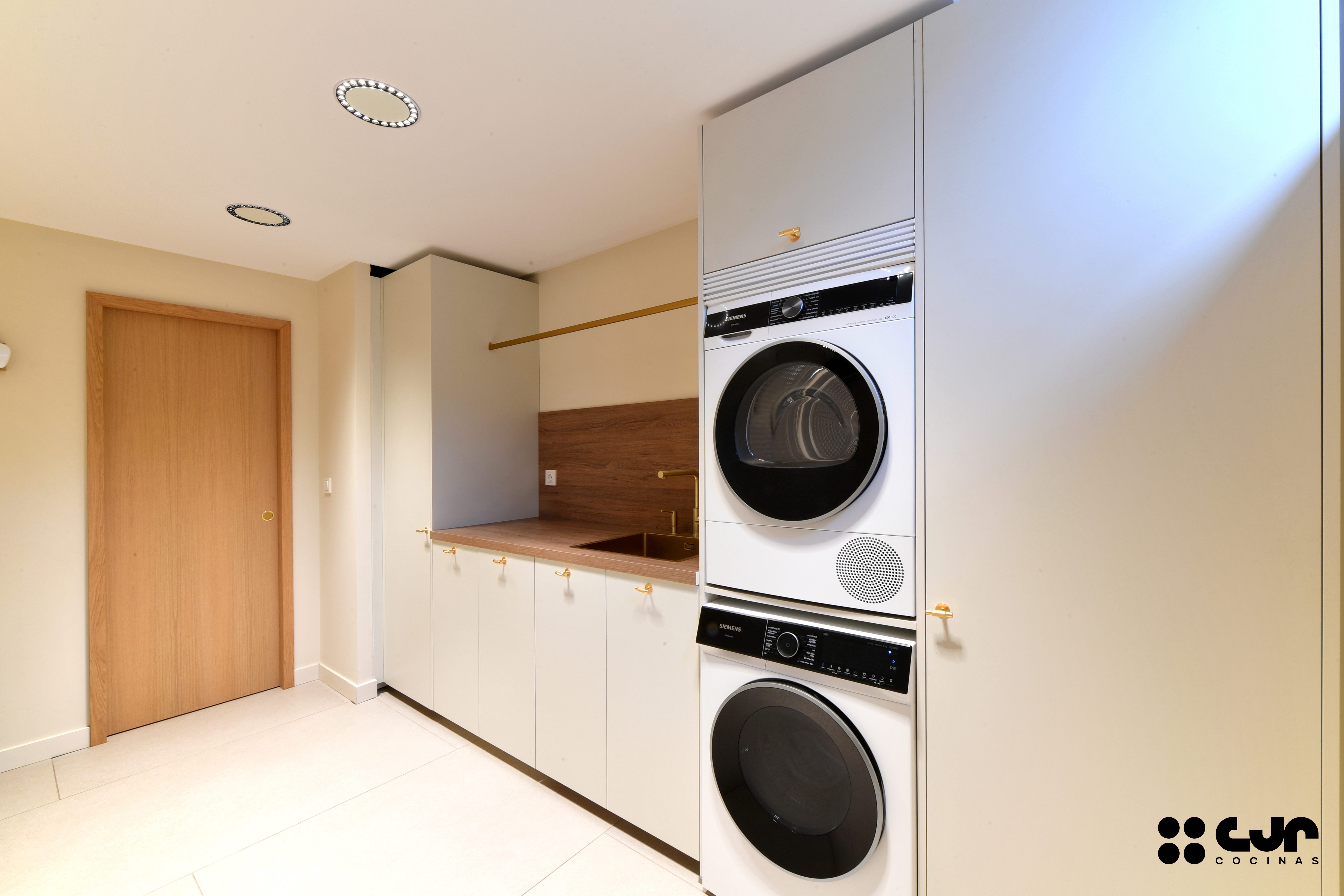 Diseño de lavanderías modernas cocinas cjr