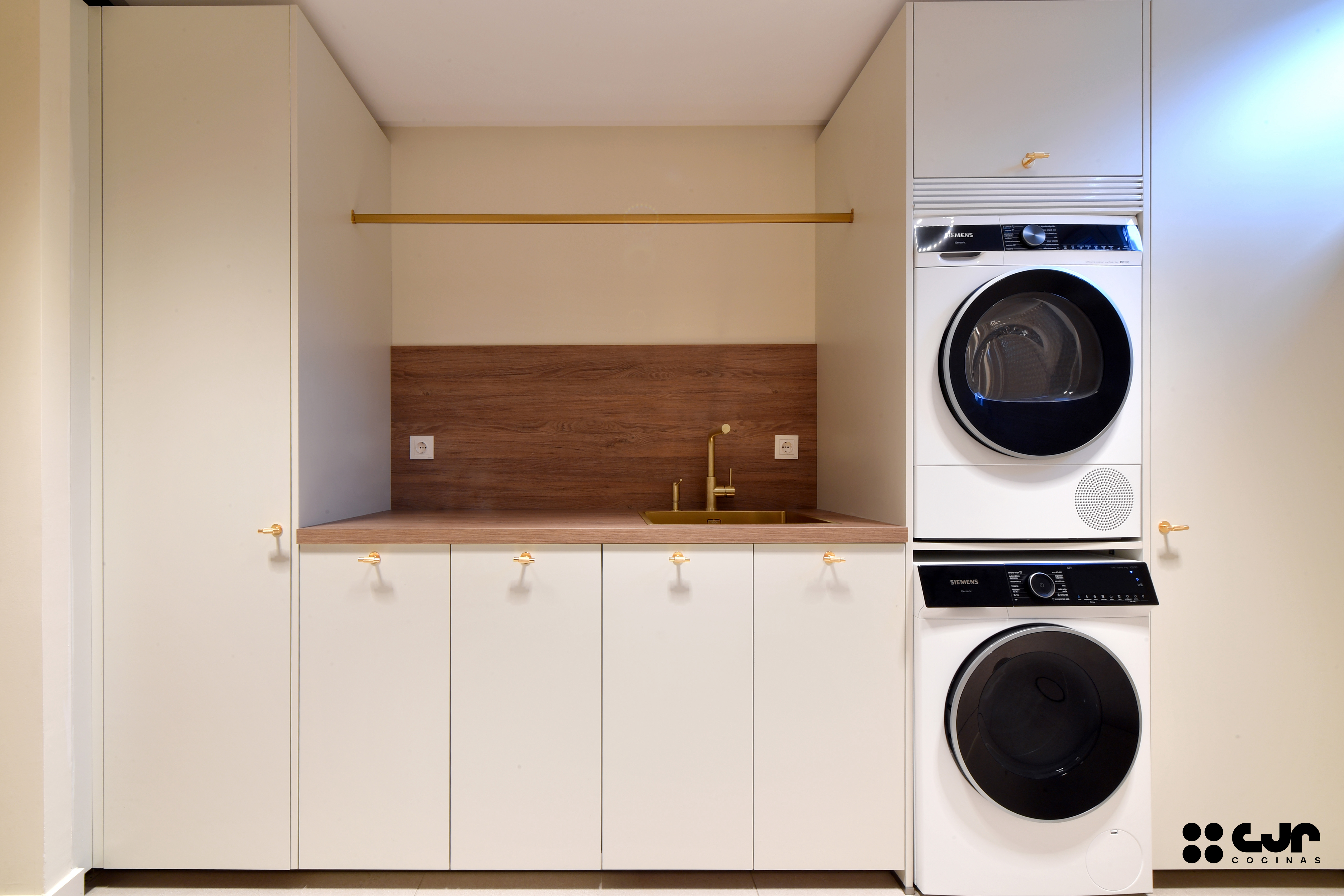 Diseño de lavanderías modernas cocinas cjr