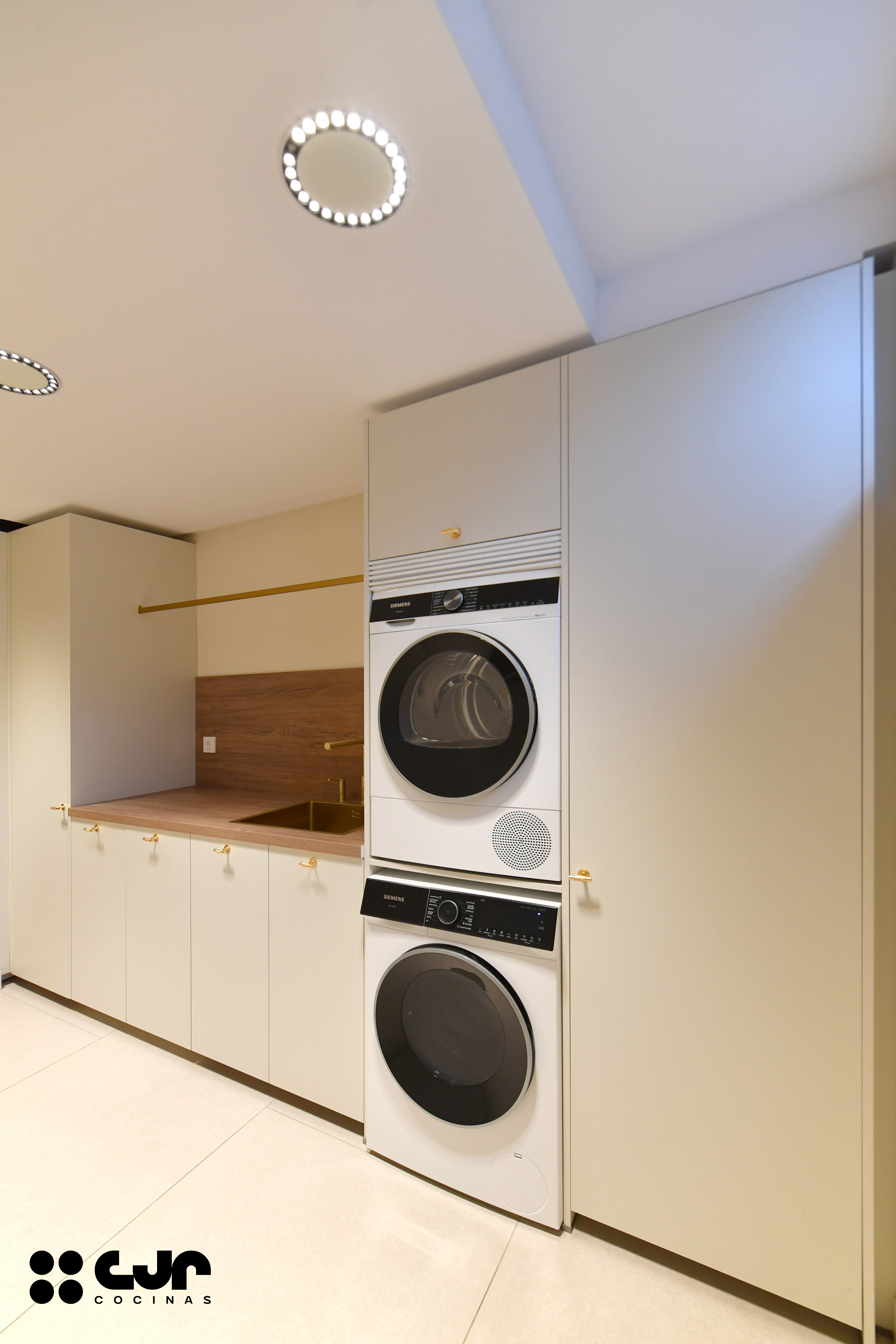 Diseño de lavanderías modernas cocinas cjr