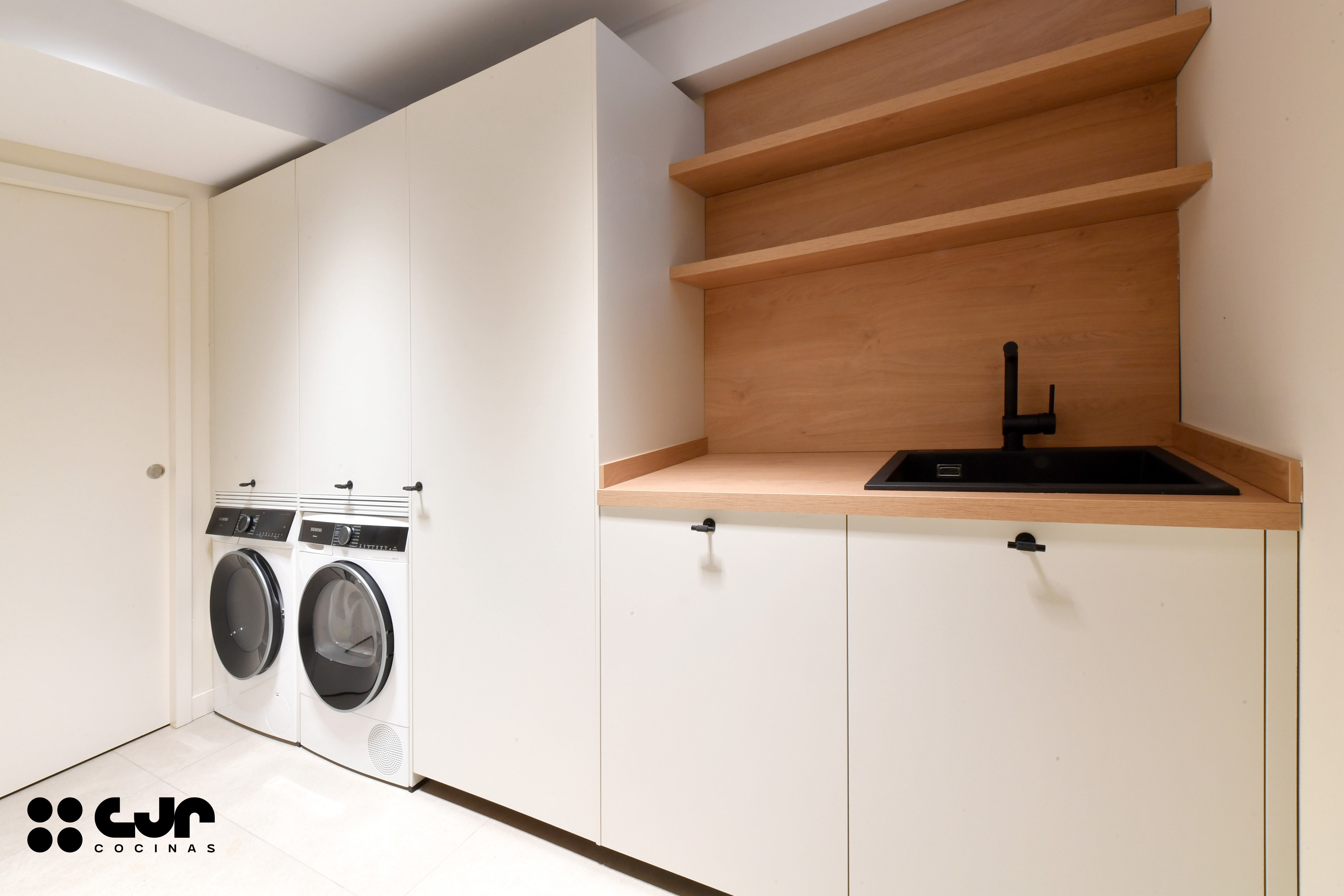 Diseño de lavanderías modernas cocinas cjr