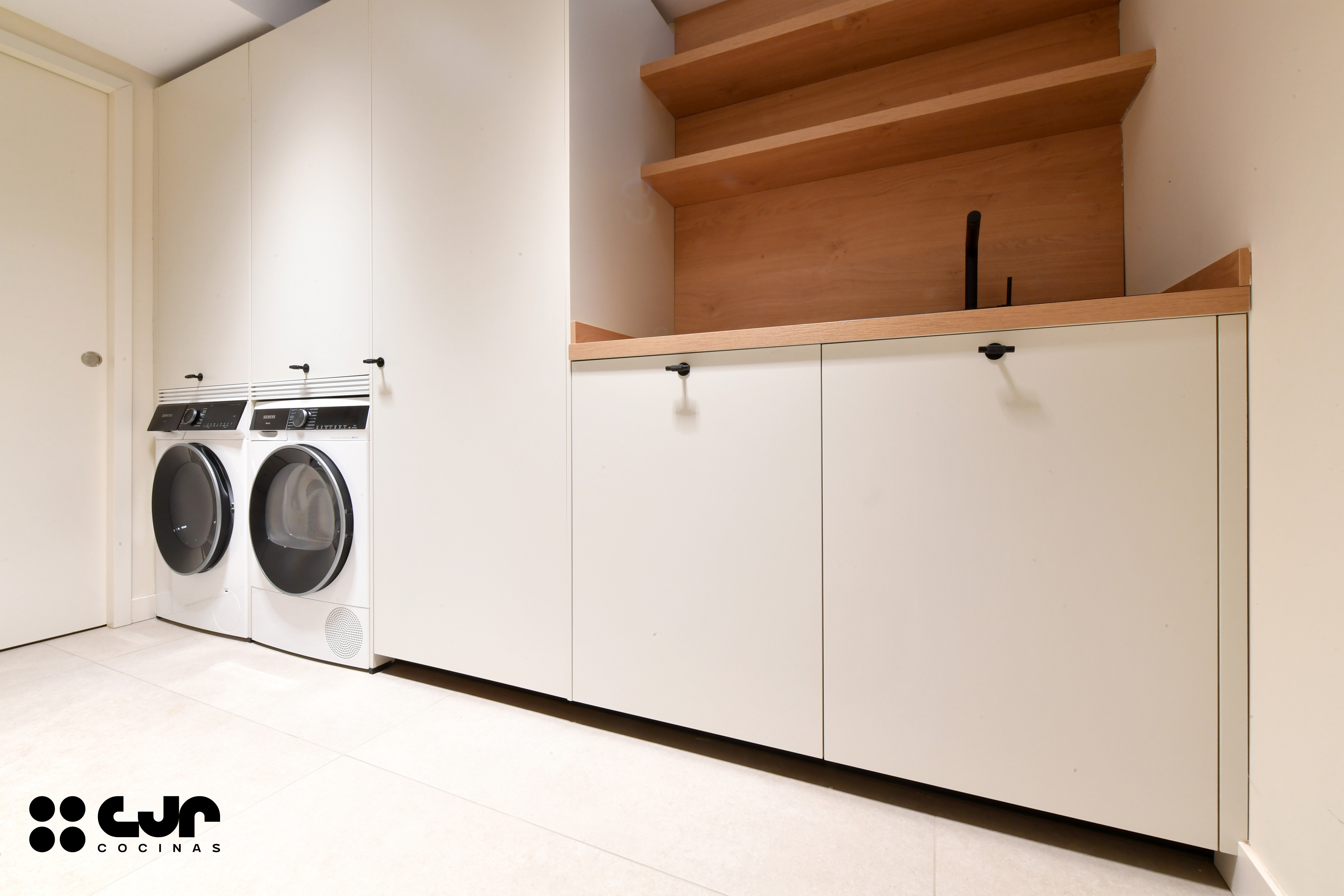 Diseño de lavanderías modernas cocinas cjr