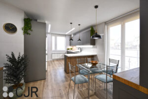 Proyectos en Gris Visón Seda de Santos Cocinas CJR
