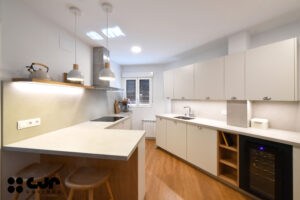 Proyectos en Blanco Perla de Santos Cocinas CJR