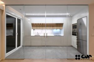 Proyectos en Blanco Perla de Santos Cocinas CJR
