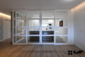 Proyectos en Blanco Nata Brillo de Santos Cocinas CJR